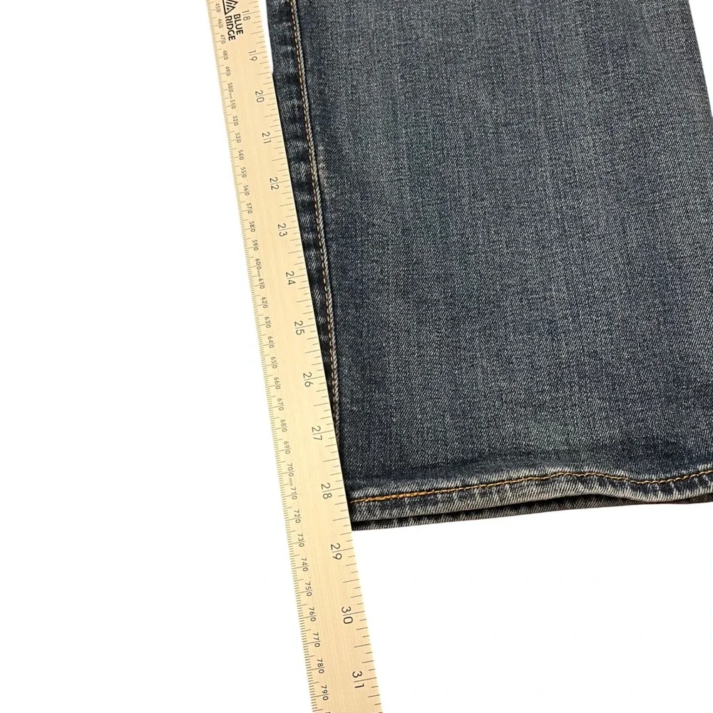 Levi's 501 Jeans Mens 40x30 Blue Medium Wash Button Fly Straight fits‎ (40x29)